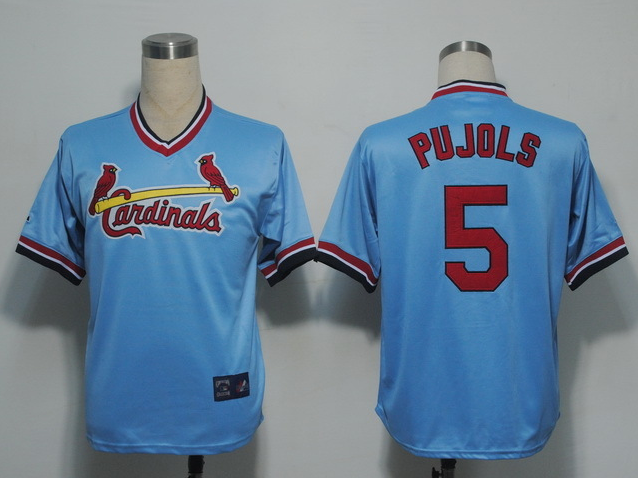 MLB セントルイス・カージナルス ユニフォーム　#5 Pujols ブルー/グレー/ホワイト　3色